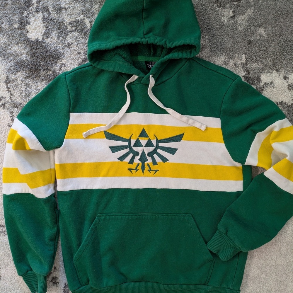 The Legend Of Zelda Tri Force Hoodie‎ Link Nintendo Mens Lunch Box